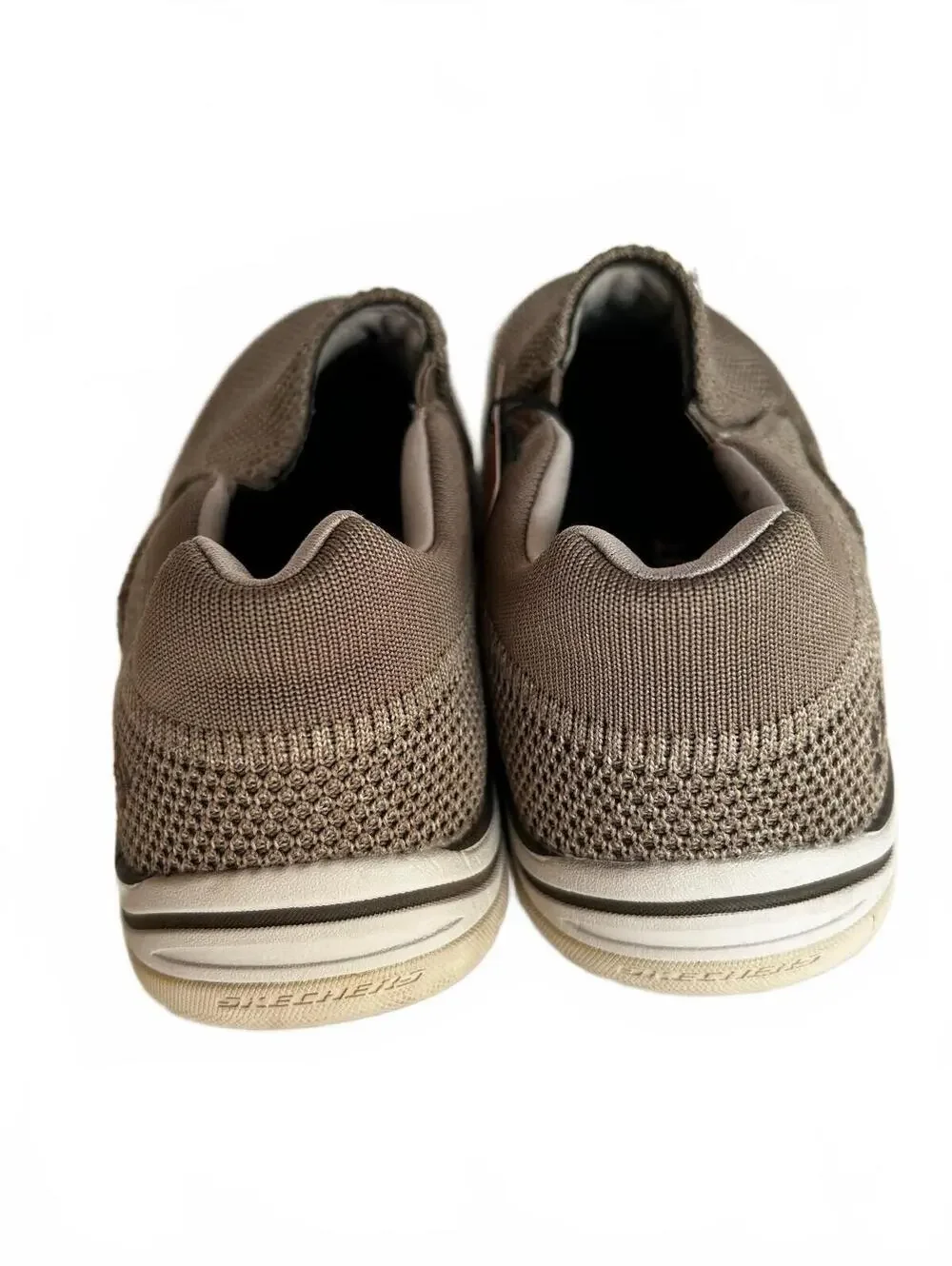Skechers Expected Gomel Taupe Grey Slip On Men's Size 8 NWT